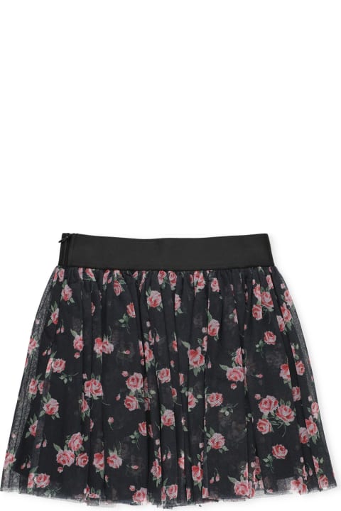 Dolce & Gabbana Bottoms for Girls Dolce & Gabbana Tulle Skirt With Print