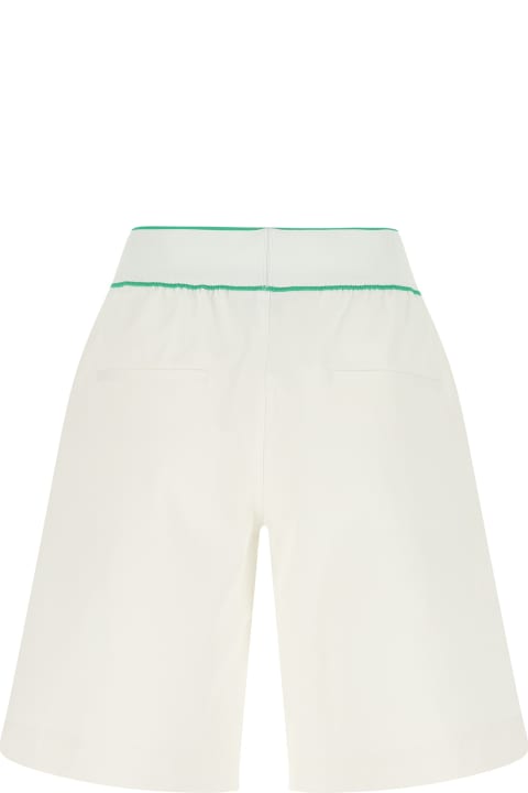 Homeware Bottega Veneta White Cotton Bermuda Shorts