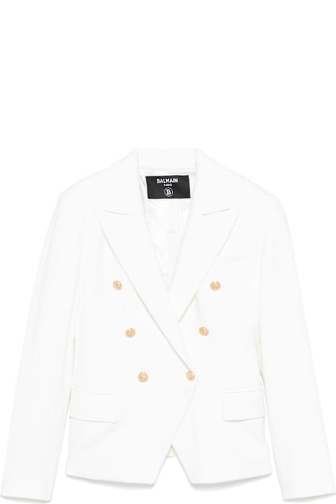 Balmain Coats & Jackets for Girls Balmain Blazer Doppiopetto