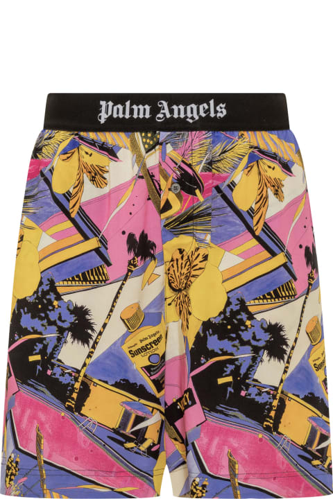Palm Angels for Men Palm Angels Miami Mix Easy Shorts