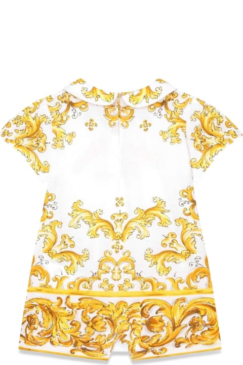 Dolce & Gabbana أطقم وبودي سوت لـ رُضع بنات Dolce & Gabbana Short-sleeved Romper