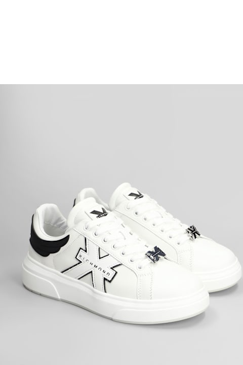 John Richmond for Men John Richmond Sneakers In White Leather