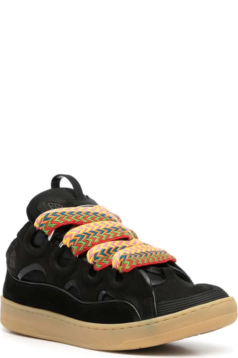 Fashion for Men Lanvin "curb" Sneakers In Black Leather