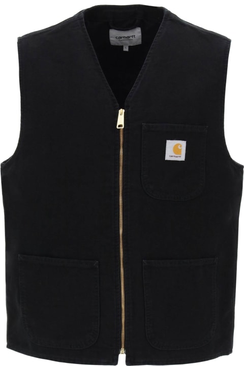 Carhartt Coats & Jackets for Men Carhartt Arbor Cotton Canvas Vest