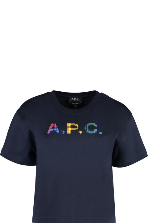 A.P.C. for Women A.P.C. Val Logo Cotton T-shirt