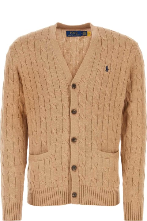 Homeware Polo Ralph Lauren Beige Cotton Cardigan