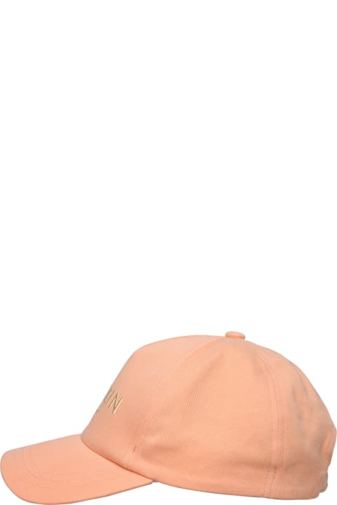 Balmain Hats for Women Balmain Logo Embroidered Baseball Cap