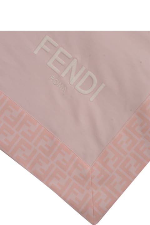 Fendi Accessories & Gifts for Girls Fendi Pink Ff Blanket