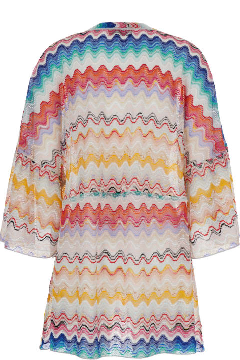 Missoni for Women Missoni Multicolor Mini-dress With Signature Zig-zag Pattern In Viscose Woman
