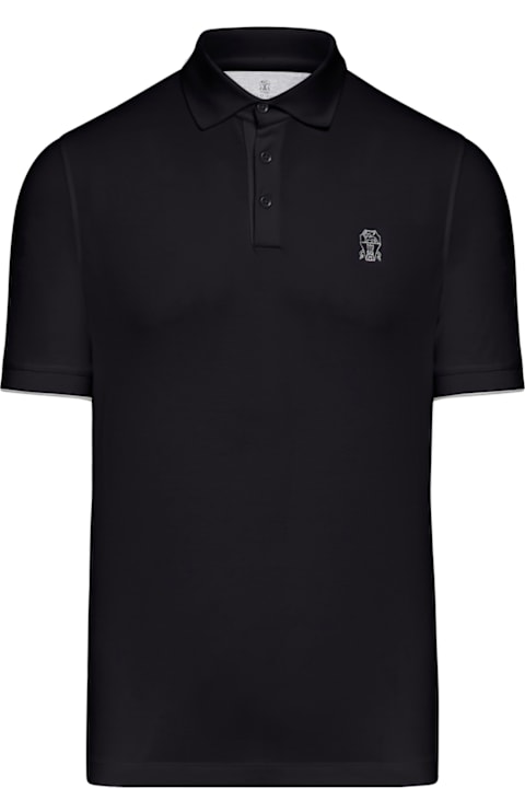 Homeware Brunello Cucinelli Piquet Polo With Logo
