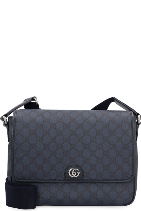 メンズ Gucciのバッグ Gucci Gg Supreme Foldover Top Messenger Bag