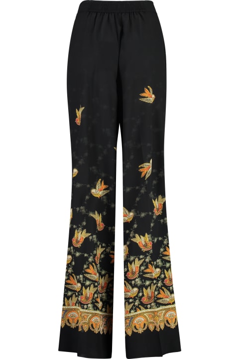 Pants & Shorts for Women Etro Printed Wide-leg Trousers