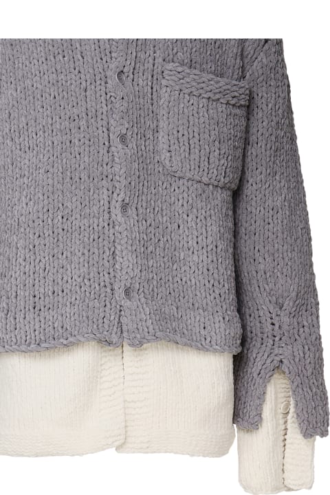 メンズ J.W. Andersonのコート＆ジャケット J.W. Anderson Double Wool Blend Sweater