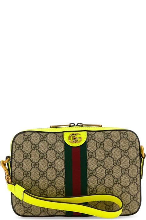 Gucci Totes for Men Gucci Gg Supreme Fabric Ophidia Clutch