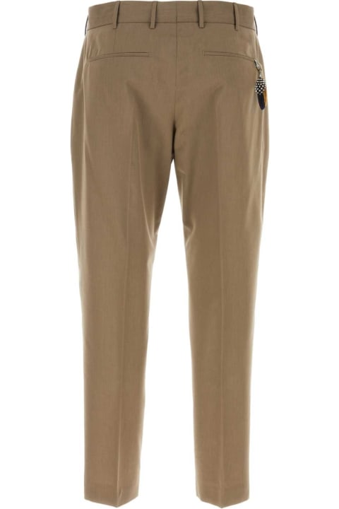 PT01 Clothing for Men PT01 Cappuccino Stretch Cotton Pant