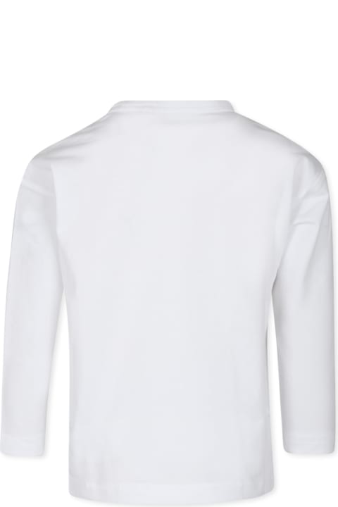 Homeware Timberland White T-shirt For Boy With Logo