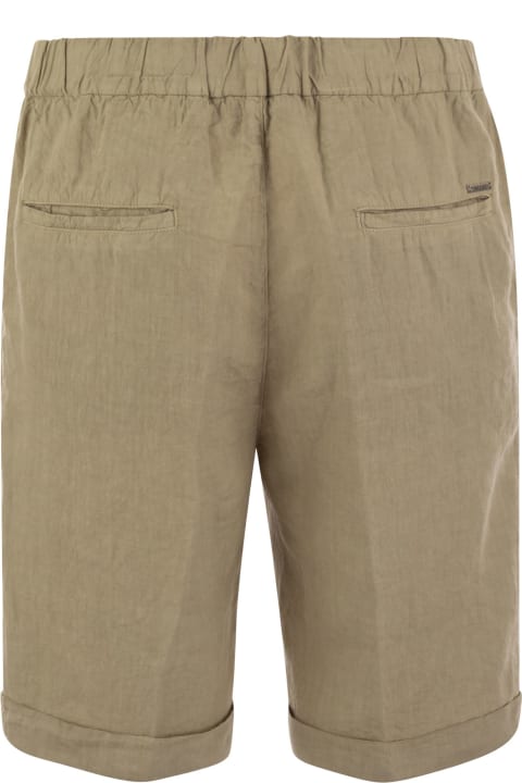 Peserico Pants for Men Peserico Canvas Shorts