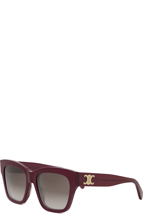 Eyewear for Men Celine Celine Cl40253i Triomphe 69f Rosso Lucido Sunglasses