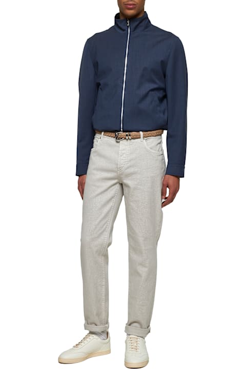 Homeware Brunello Cucinelli Light Grey Denim Jeans