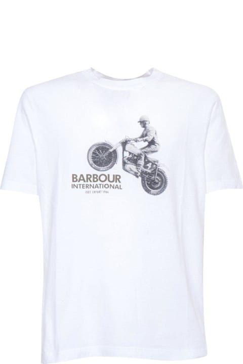 Barbour for Kids Barbour International Graphic-printed Crewneck T-shirt