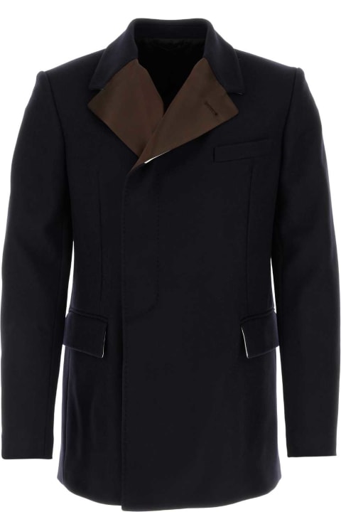Wales Bonner Coats & Jackets for Men Wales Bonner Midnight Blue Wool Blend Blazer