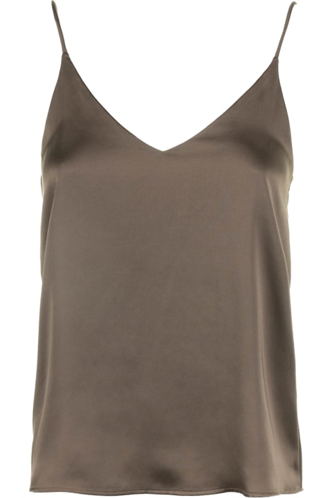 Marella Underwear & Nightwear for Women Marella Brown V-neck Tank Top