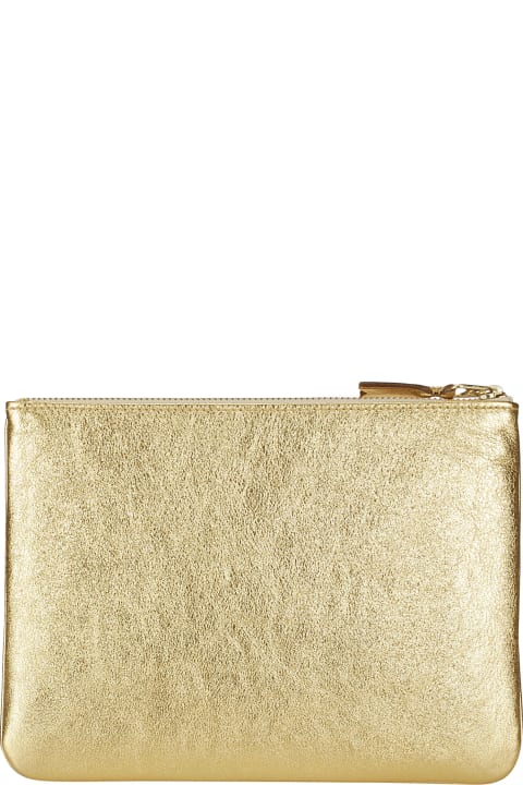 Wallets for Men Comme des Garçons Wallet Gold And Silver