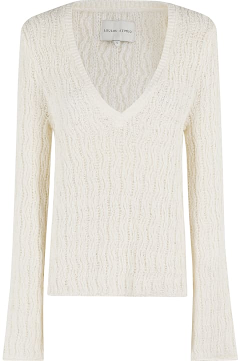 Homeware Loulou Studio V Neck Sweater