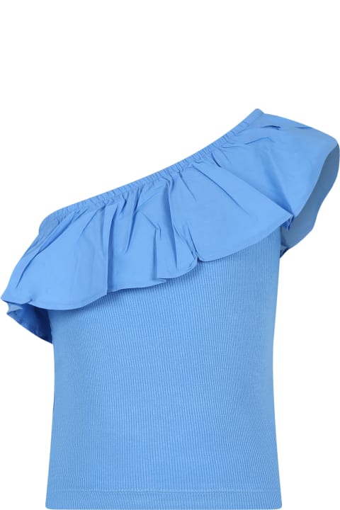 Fashion for Women Molo Light Blue Top For Girl