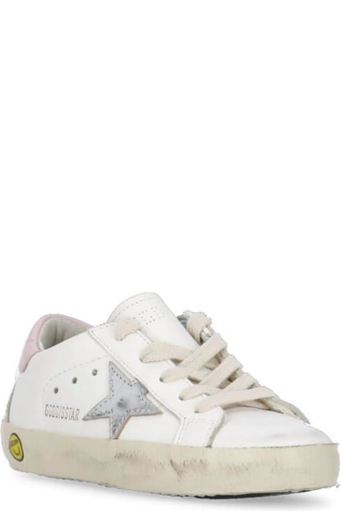 Patch Embellished Lace-up Sneakers