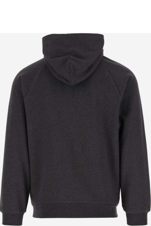 Sweaters for Men Balenciaga Logo Cotton Hoodie