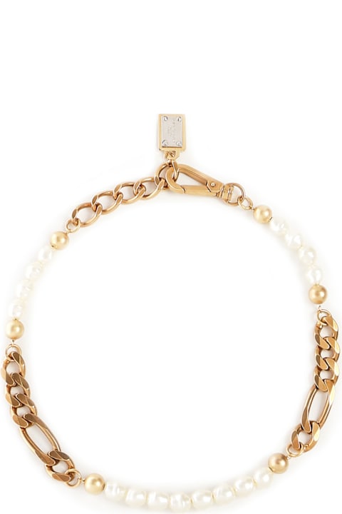 Dolce & Gabbana Jewelry for Women Dolce & Gabbana Pearl Mesh Necklace