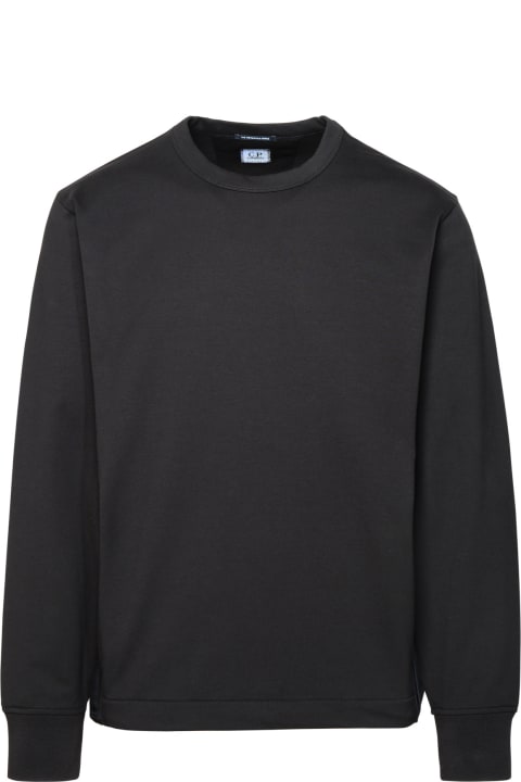C.P. Company for Men C.P. Company Black Cotton Blend Sweatshirt