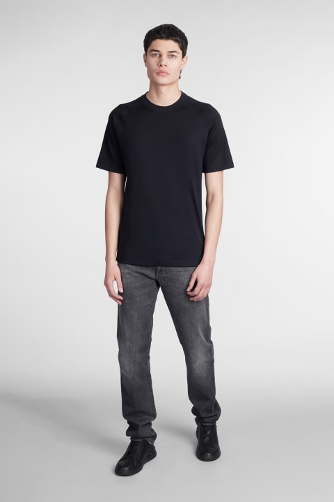 Fashion for Men Zegna T-shirt In Black Wool