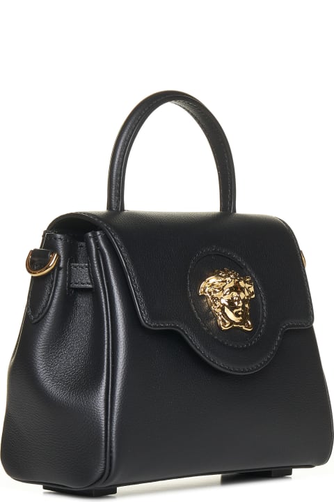 Versace Totes for Women Versace La Medusa Small Leather Bag