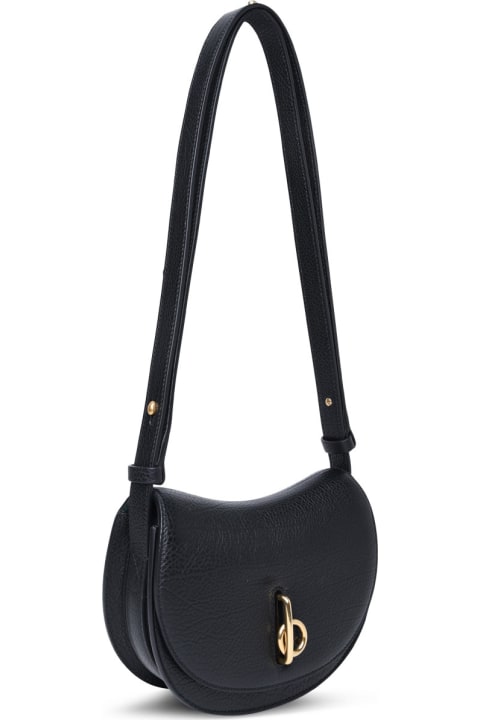 Burberry Bags for Women Burberry 'rocking Horse' Mini Bag In Black Leather