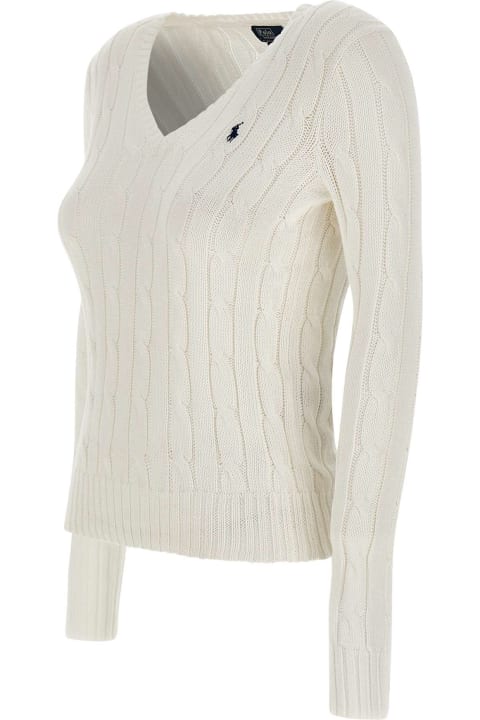 ウィメンズ新着アイテム Polo Ralph Lauren "classic" Pima Cotton Sweater
