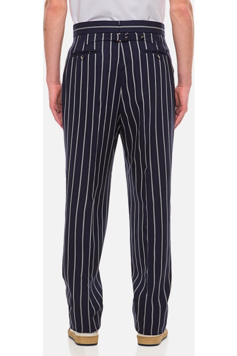 Thom Browne for Men Thom Browne Wool Bold Stripe Trousers