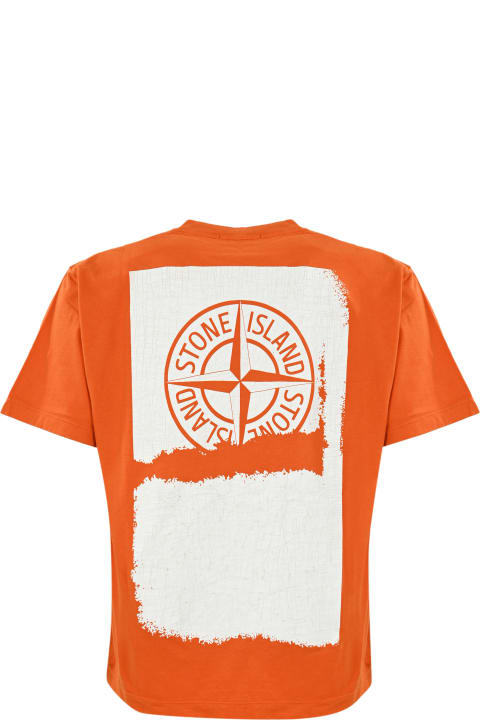 Stone Island Topwear for Men Stone Island T-shirt With Logo Print
