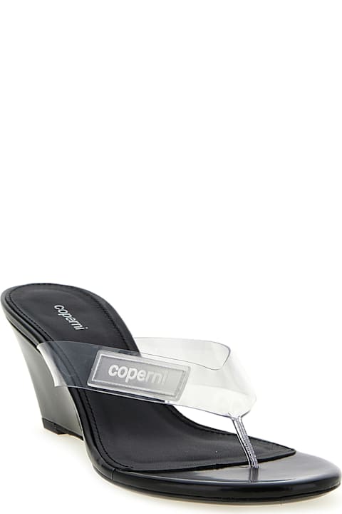 Coperni Logo Patch Sandals