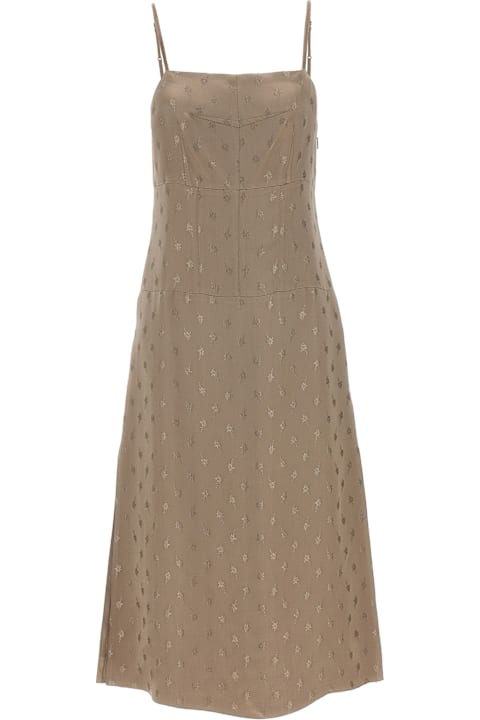 Dresses for Women Fendi Satin Midi Dress