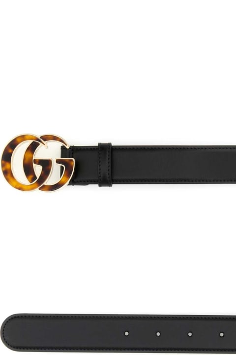 Gucci Accessories for Women Gucci Black Leather Belt