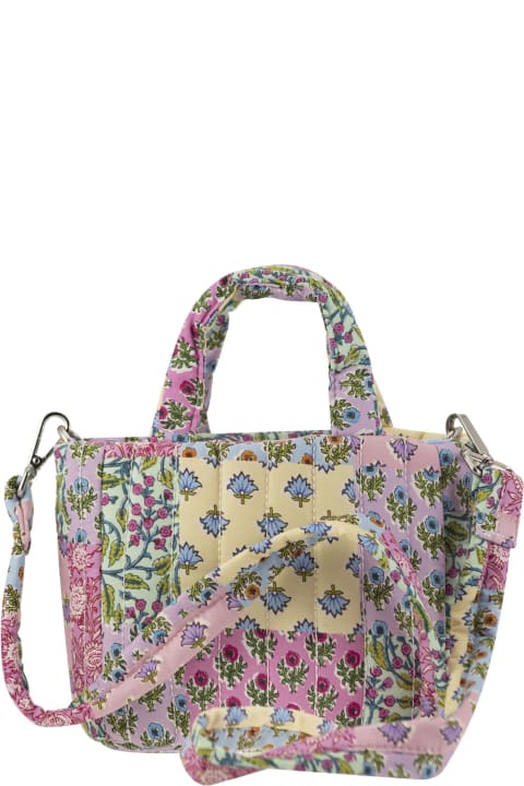 MC2 Saint Barth Bags for Women MC2 Saint Barth Soft Tote Mini Quilted Bag With Flowers
