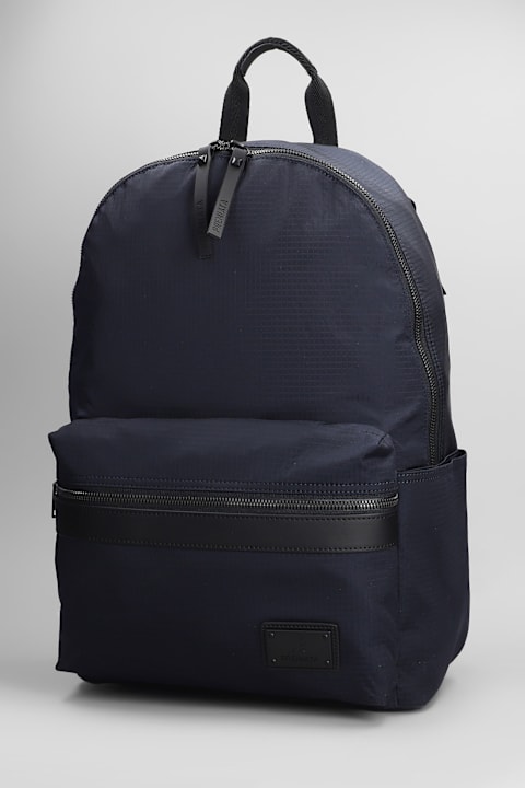 Premiata for Men Premiata Blade Backpack In Blue Nylon