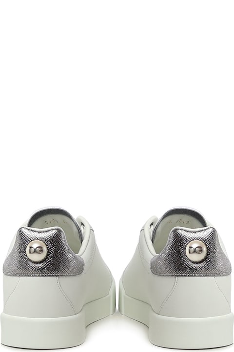 Dolce & Gabbana Sneakers for Women Dolce & Gabbana Portofino Sneakers With Contrasting Heel