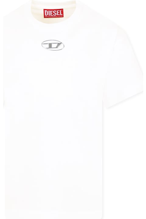 Homeware Diesel White T-shirt For Boy