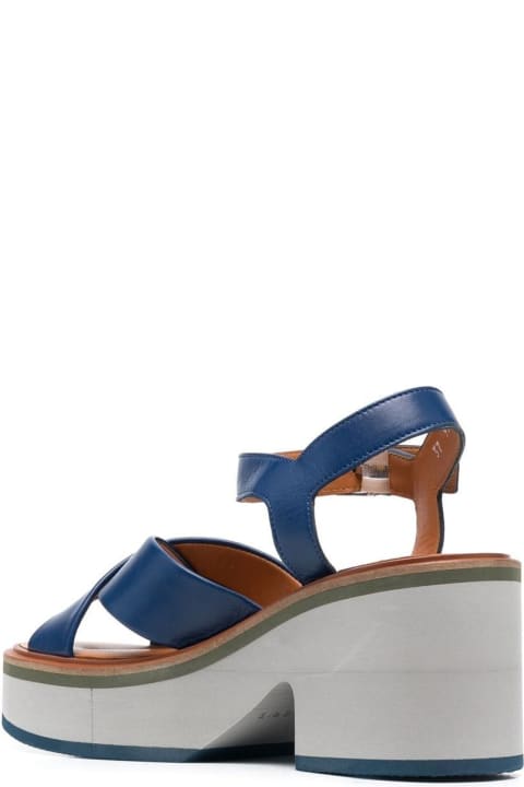 Clergerie Sandals for Women Clergerie Charline9 Criss Cross Sandal With Closure At The Ankles