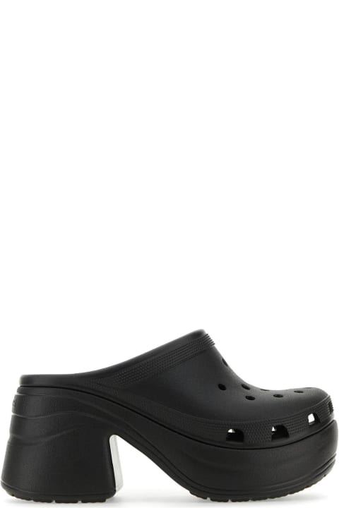 Crocs Shoes for Women Crocs Black Croslite Siren Clog Mules