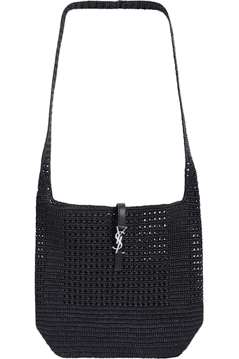 Saint Laurent for Kids Saint Laurent Raffia Hobo Bag