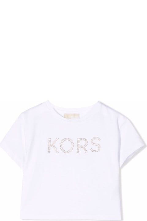 Fashion for Women Michael Kors Cotton Stud-logo T-shirt
